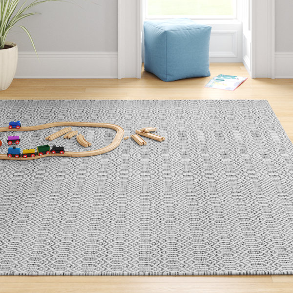 Joss & Main Emile Oriental Handmade Flatweave Wool Indoor Area Rug in Black/ White & Reviews - Wayfair Canada