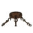 Adalai 4 - Light Bronze Single Pendant