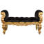 Banc en bois massif Rococo Arrondissement