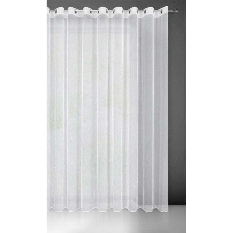 Kait Sheer Curtain Single Panel, 250cm H x 350cm W