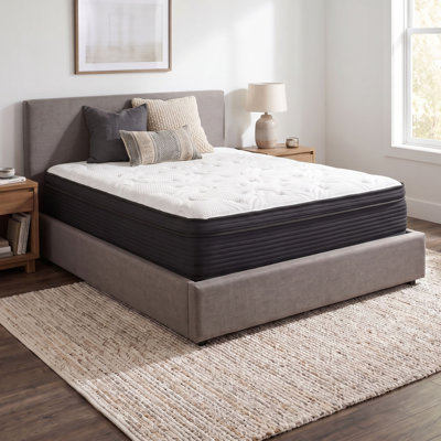 Matelas hybride très moelleux de 13 po avec ressorts ensachés et tissu de refroidissement à changement de phase Kripinski