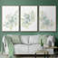 «Seafoam Petals I», reproduction sur toile 3 pièces-91887023-91887024