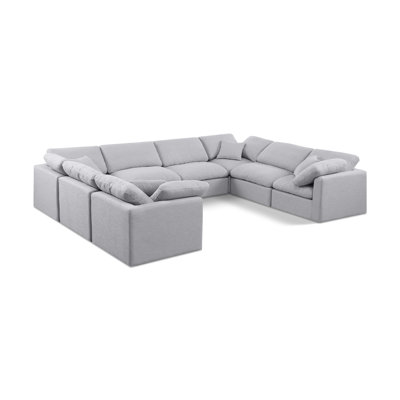 Itala Upholstered U-Shaped Sectional Reversible