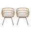 Chaise Terry 2 pièces avec 2 coussins