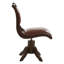Wadhurst Leather Swivel Slipper Chair