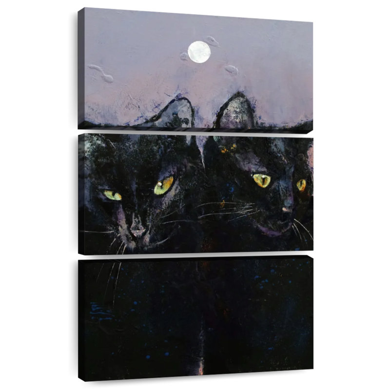 Chats gothiques Brampt, H 32 po x l 20 po