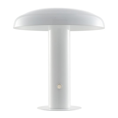 Writzer 11" Contemporary Bohemian Rechargeable/Cordless Dimmable Integrated LED Mushroom Table Lamp