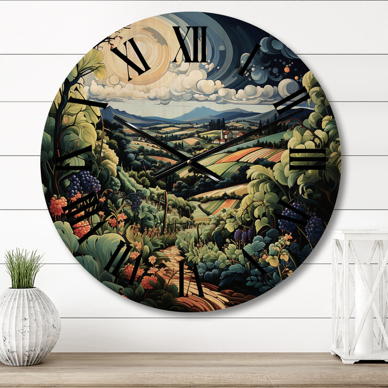 Horloge murale en bois, Moyenne
