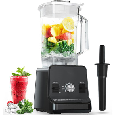Blenders for Kitchen with 1500-Watt Motor, 68 Oz Large Capacity, Countertop Professional Blenders for Ice Crush, Frozen Drinks, Black