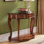 Table d’entrée semi-circulaire en bois massif brun de style américain 36,22 "