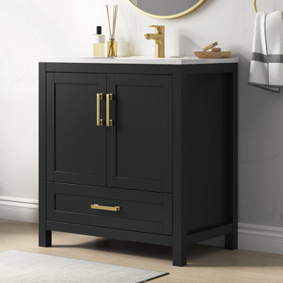 Ensemble de meuble-lavabo simple 31 po avec comptoir en composite Sirois