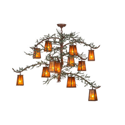 Clarine 12 - Light Dimmable Tiered Chandelier