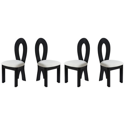 Chaises de salle à manger modernes en bois d'hévéa pour le salon, la salle à manger, le pub, le café et la cuisine