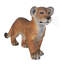 The Grand - Scale Wildlife Animal Standing Lion Cub Figurine