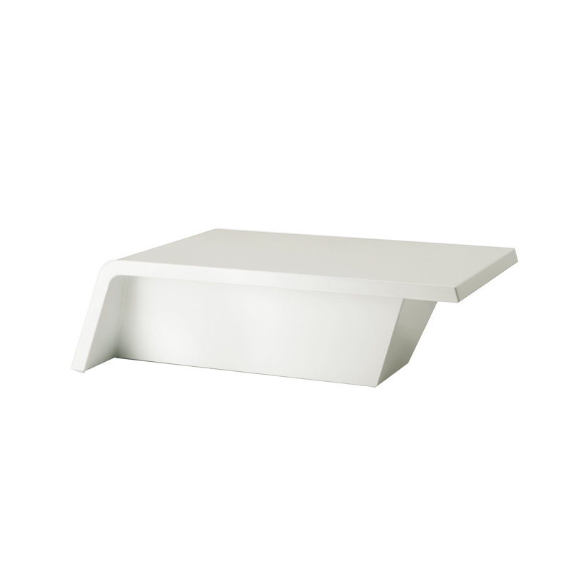 Rest Plastic Coffee Table, Ice