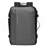 Vacuum Travel Backpack, 65L, Expandable Vacuum Seal Compression Travel Backpack With Pump, With TSA-Approved Lock, Airback Vacpack, Water-Resistant Carry-On Suitcase Luggage, For Business, Gray