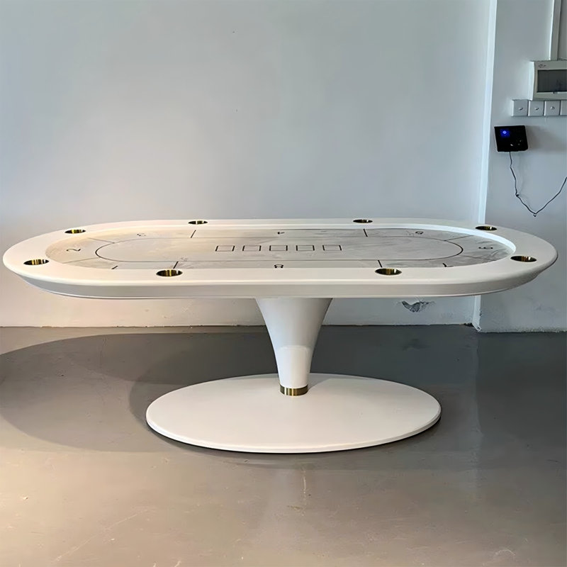 Table de poker 86,22 po, Blanc