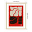 «English Gardens Red» par Frances Collett, reproduction encadrée sur papier-343485884-343485882