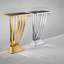 Beau Deco 28'' W Marble Console Table-46721523