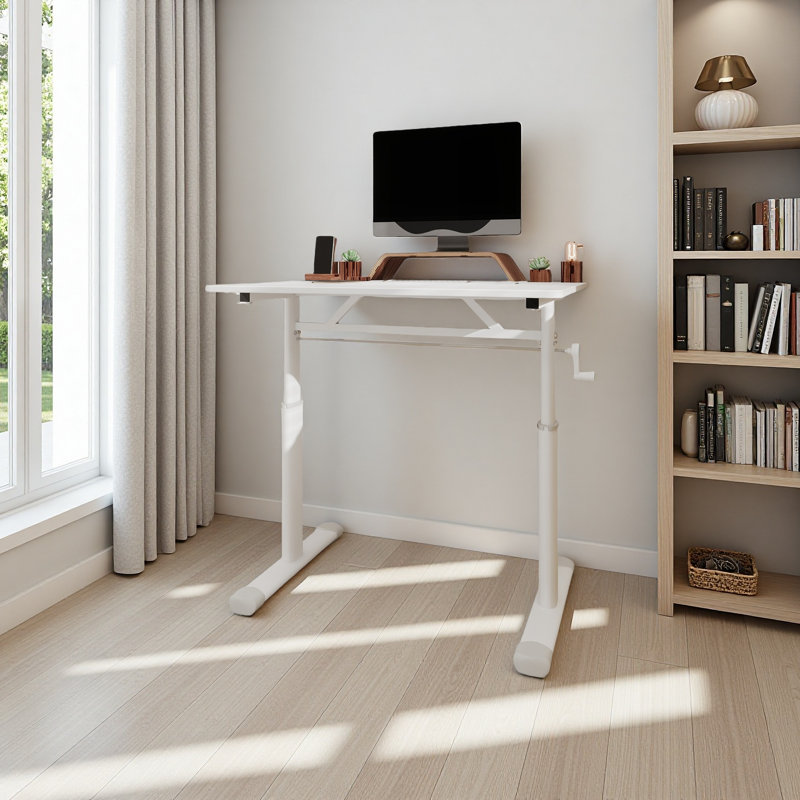 Bureau d'étude réglable pour enfants et adultes - Bureau multifonctionnel réglable en hauteur pour la maison / le bureau, conception compacte