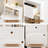 Modern Farmhouse Nightstand With shelves-979602456