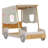 Car Bed With Pillow, Ceiling Cloth And LED-1743483616