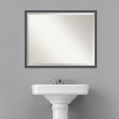 Notchietown Wood Flat Wall Mirror