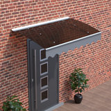Ouyessir Polycarbonate Cover Door / Window Awning for Masonry