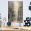 «Manhattan Manhattan and Gold I» par Silvia Vassileva, art mural en métal-2134365670