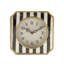 Horloge de table rayée