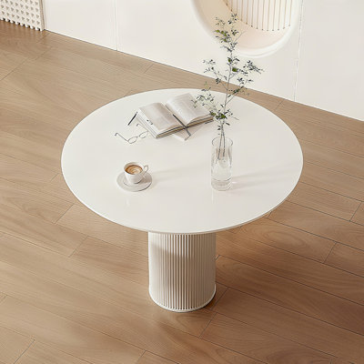 Table de salle à manger blanche