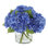 Real Touch Hydrangea Floral Arrangement in a Glass Vase