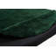 Handmade Cozy rug in dark green-56064211