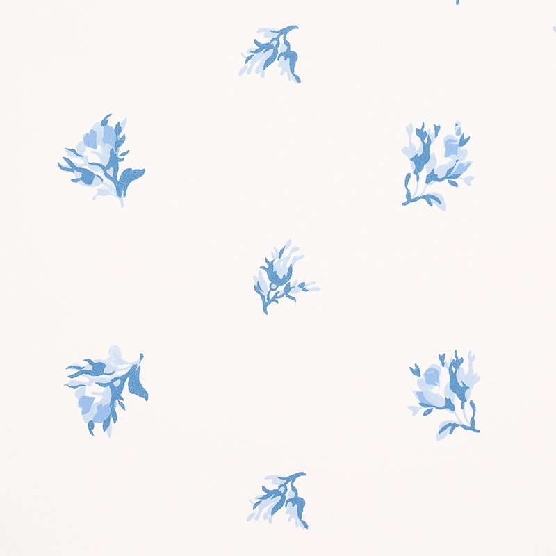 Margie Floral Wallpaper, Porcelain