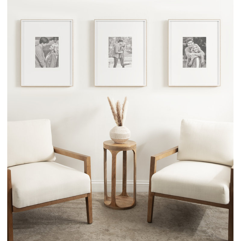 Three-Piece Picture Frame Set, Natural, 16" W x 20" H