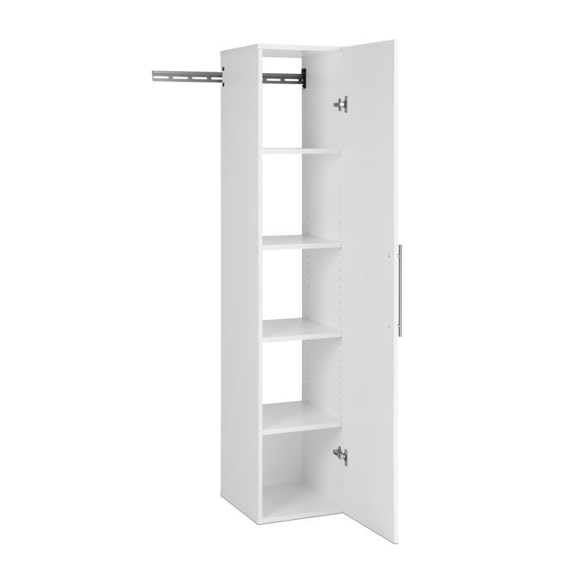 Barrayo Single Storage Cabinet ( 72'' H x 15'' W x 16'' D), White