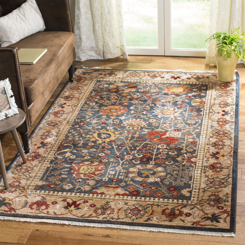 Kurtz Performance Oriental Rug, Rectangle 4' x 6', Red/Ivory
