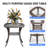 Two Swivel Chairs + A Side Table