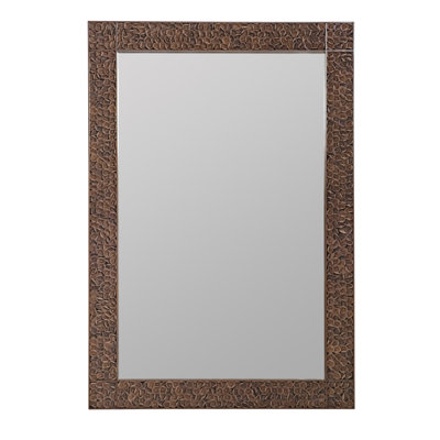 Hector Rectangle Leather Mirror