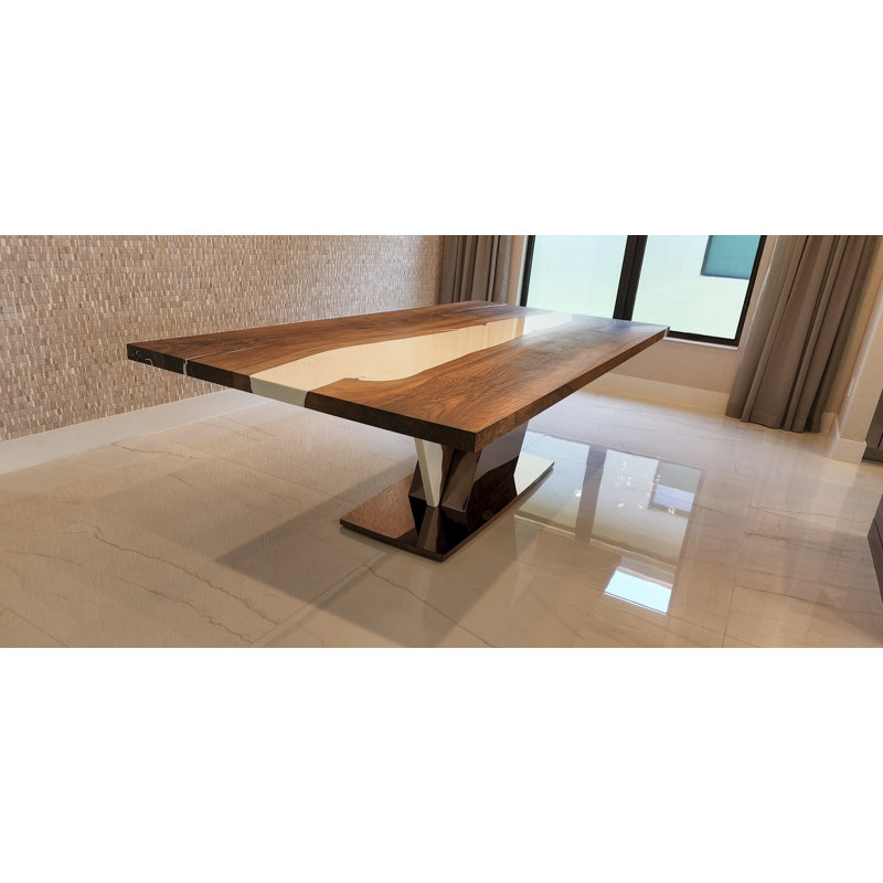 Table de salle à manger Evandros, L 48 po x L 120 po