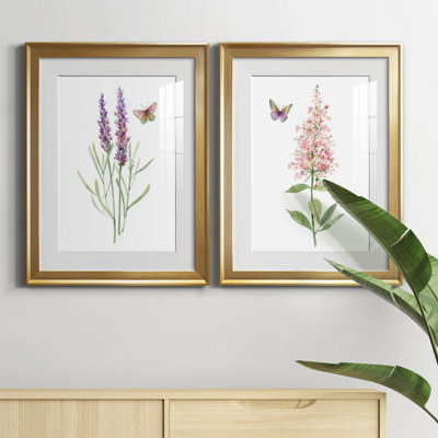 «Wildflower Botanical I», ensemble de 2 reproductions d'art