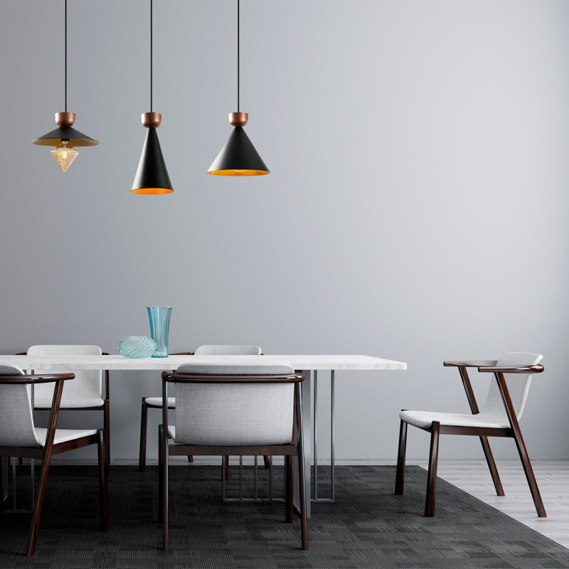 Luminaire suspendu à 3 lumières pour îlot de cuisine Richardt