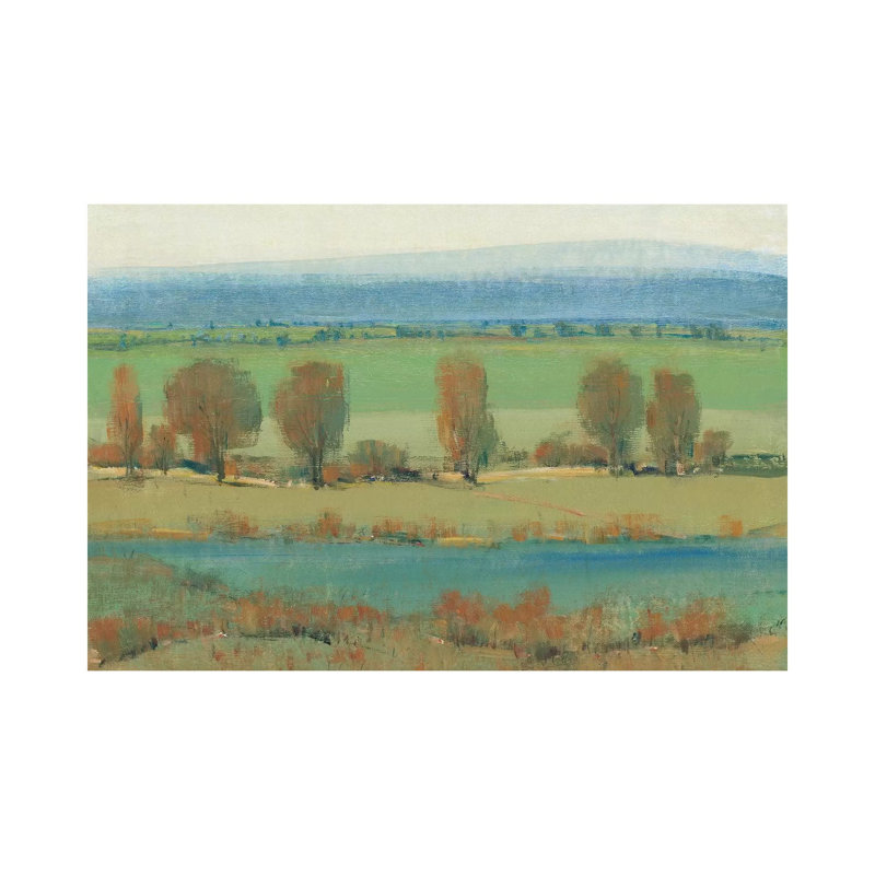 Flat Terrain I by Tim OToole - Gallery-Wrapped Canvas Giclée on Canvas, Canvas, 20.32 cm H x 30.48 cm W