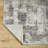 Rectangle Rentschler Machine Woven Polypropylene Area Rug in Gray-1289267339