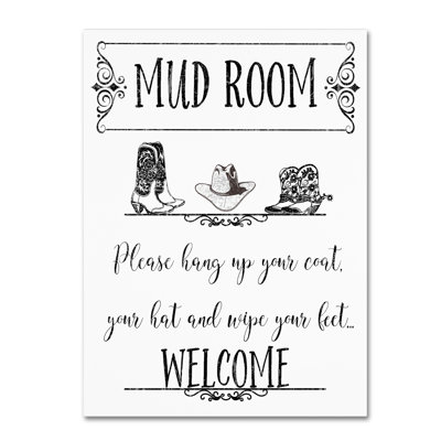 Art mural sur toile tendue - «Mud Room 5» de Jean Plout pour décoration de salon, de chambre à coucher ou de bureau - 14 x 19