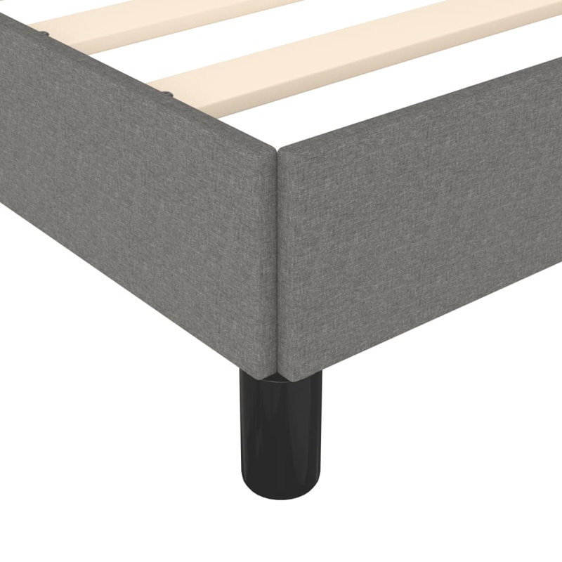 Koleigh Bed, Double (4'6), Dark Grey/Black