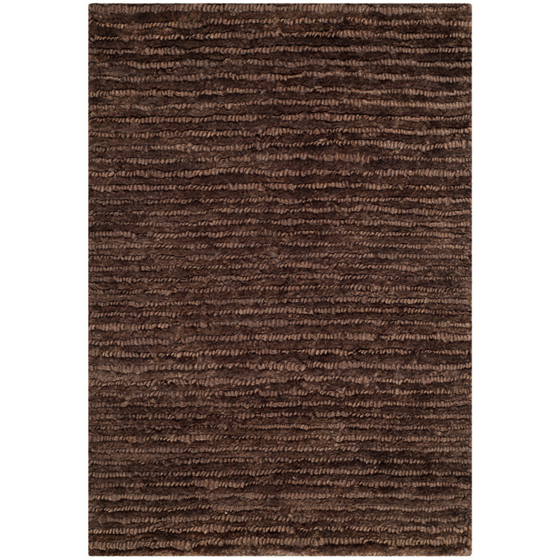 Seden Organic Hand Knotted Jute Solid Color Rug, Rectangle 8' x 10'