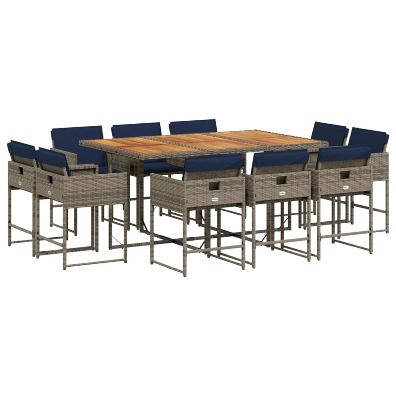  Ensemble de 10 chaises de patio