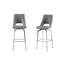 Bacarri Swivel Upholstered Counter Stool with Metal Frame-2096985575