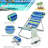 Portable Beach Chair Set Of 2 With Headrest